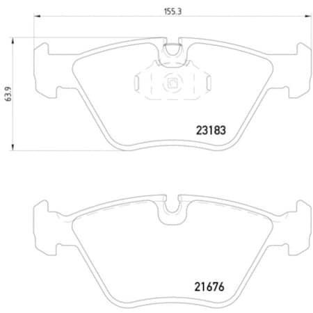Pagid Brakes Disc Brake Pad, 355009001 355009001